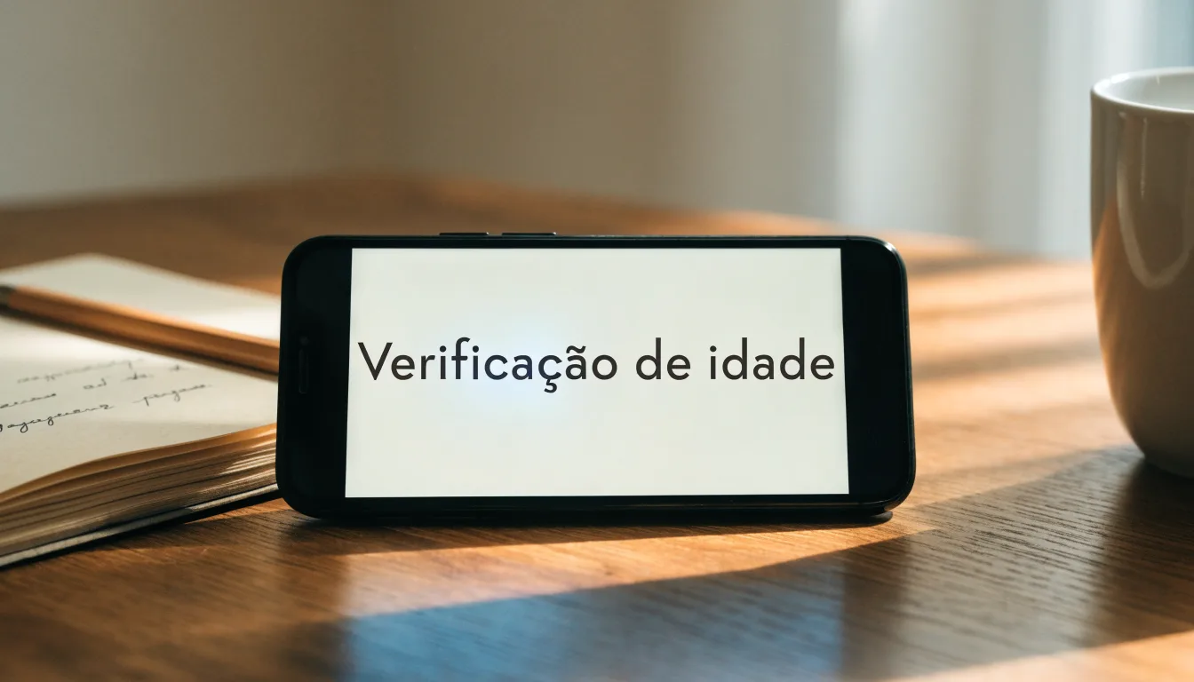 Uma folha de licença em papel com um selo vermelho, pousada numa secretária de madeira ao lado de uma caneta